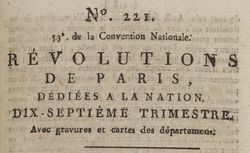 Accéder à la page "Révolutions de Paris"