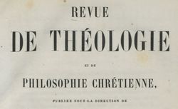 Accéder à la page "Revue de théologie et de philosophie chrétienne"