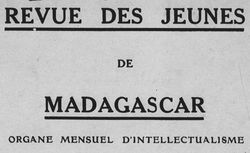 Accéder à la page "Revue des jeunes de Madagascar"