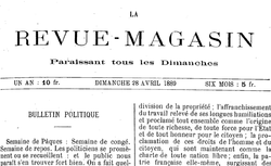 Accéder à la page "Revue Magasin (La)"