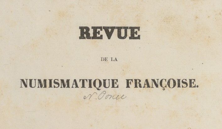 Accéder à la page "Revue Numismatique (RN)"