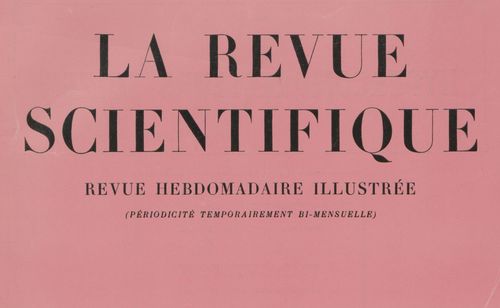 Accéder à la page "Revue scientifique de la France et de l'étranger (La) : revue des cours scientifiques"