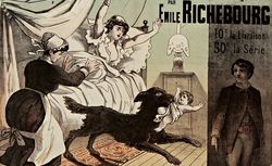 La Fille maudite : grand roman dramatique par Emile Richebourg [affiche de A. Michele] 