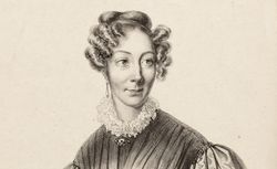 Portrait de Mlle Clémence Rober, gravure originale de J. Boilly, Coll. Bibliothèque Marguerite Durand 