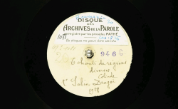 Noëls roumains (colinde) / Mission phonographique en Roumanie (1928) - fonds Hubert Pernot - source : BnF/gallica.bnf.fr