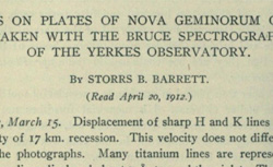 RUSSELL, Henry Norris (1877-1957) Relations Between the Spectra and Other Characteristics of the Stars