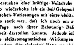 SCHWEIGGER, Johann Salomo Christoph (1779-1857) Zusätze zu Oersteds elektromagnetischen Versuchen