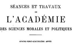 Accéder à la page "Séances et travaux de l'Académie des sciences morales et politiques"