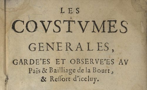 Accéder à la page "Documents de la Bibliothèque municipale de Bordeaux concernant la coutume de Gascogne"