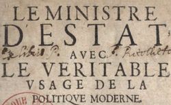Accéder à la page "Silhon, Jean de (1596-1667)"