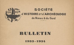 Accéder à la page "Société d'histoire et d'archéologie de Nîmes et du Gard"