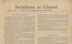 Accéder à la page "Socialisme et liberté"