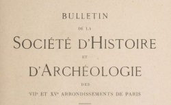 Accéder à la page "Société d'histoire et d'archéologie des 7&15e arrondissements de Paris"