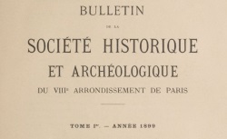 Accéder à la page "Société historique et archéologique des 8&17e arrondissements de Paris"