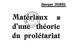 Accéder à la page "Sorel, Georges (1847-1922)"