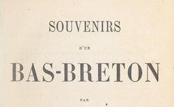 Souvenirs d’un Bas-Breton