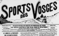 Accéder à la page "Sports des Vosges"
