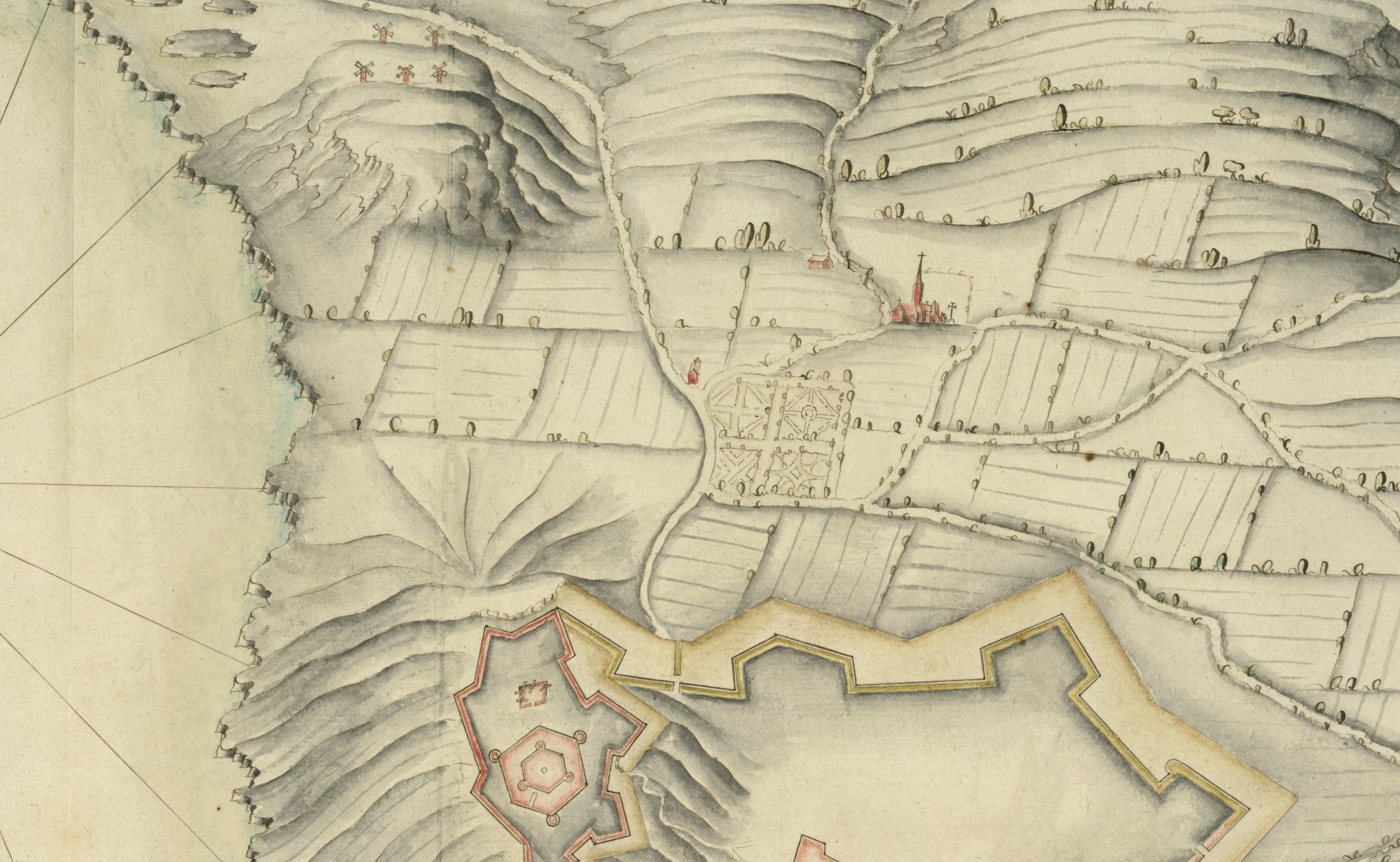 Plan de la Ville et Citadelle de St Troupes