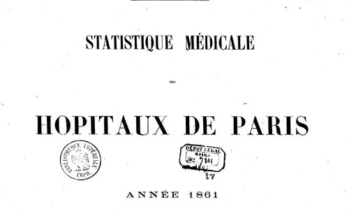 Statistique médicale des hôpitaux de Paris