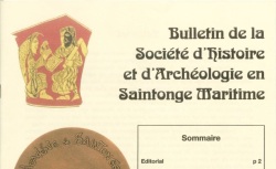 Accéder à la page "Société d'histoire et d'archéologie en Saintonge maritime (Saujon)"