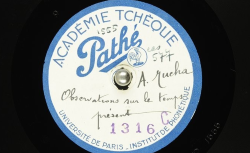 [Enregistrement sonore] Observations sur le temps présent / Hubert Pernot, collecteur ; Alfons Mucha, voix parlée - source : BnF/gallica.bnf.fr