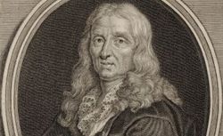 Portrait de Thomas Corneille, en buste, de 3/4 dirigé à gauche dans une bordure ovale 