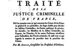 Accéder à la page "Jousse, Daniel. Traité de la justice criminelle de France"