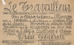 Accéder à la page "Travailleur (Le) (Région parisienne, usine K.L.G.)"