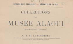 Accéder à la page "Collections du Musée Alaoui (Musée national du Bardo)"