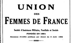 Accéder à la page "Union des Femmes de France"