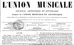 Accéder à la page "Union musicale (L') "