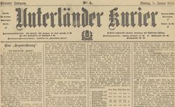 Accéder à la page "Unterländer Kurier"