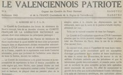 Accéder à la page "Valenciennois patriote (Le)"