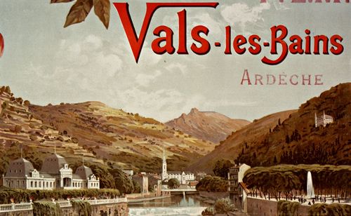 P.L.M. Vals les Bains, Ardèche. Billets circulaires avec itinéraire falcutatif