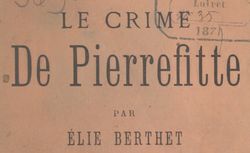 Le Crime de Pierrefitte