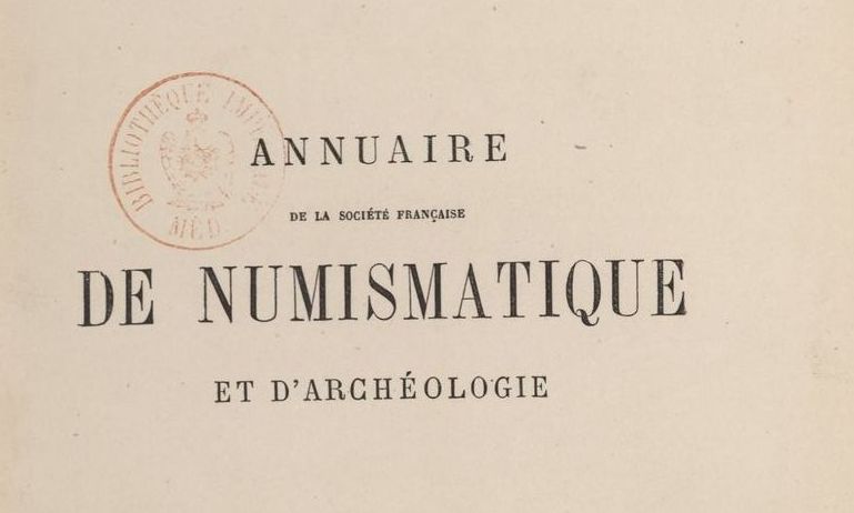 Accéder à la page "Annuaire de la Société française de numismatique et d'archéologie"