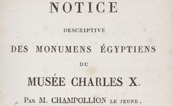Accéder à la page "Création de la division des monuments égyptiens au Musée du Louvre"