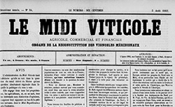 Accéder à la page "Midi viticole (Le) : Agricole, commercial et financier"