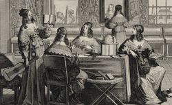 Les Vierges folles : [estampe] Bosse, Abraham (1602-1676)