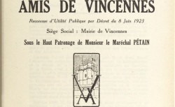 Accéder à la page "Société des amis de Vincennes"