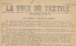 Accéder à la page "Voix du textile (La) (Nord)"