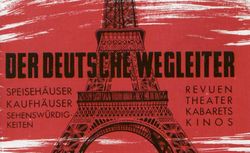 Accéder à la page "Deutsche Wegleiter für Paris (Der)"