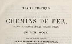 WOOD, Nicholas (1795-1865) A practical treatise on rail-roads