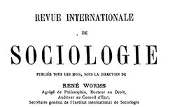 Accéder à la page "Worms, René (1869-1926)"