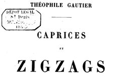 Accéder à la page "Caprices et zigzags / Théophile Gautier "