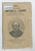 Annuaire Mathieu de la Drôme : indicateur du temps... / rédigé par les sommités scientifiques...