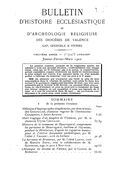 Bulletin d'histoire ecclesiastique et d'archéologie religieuse des diocèses de Valence, Gap, Grenoble et Viviers