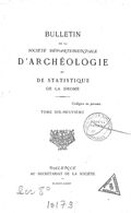 Bulletin de la Société d'archéologie et de statistique de la Drôme