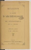 Bulletin de la Société d'archéologie et de statistique de la Drôme