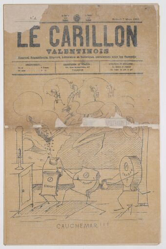 Le Carillon valentinois : journal républicain, illustré, littéraire et satirique, paraissant tous les samedis